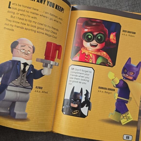 Batman's Guide to Being Cool Book Lego Funny Witty Kids ages 7+ - Picture 6 of 6